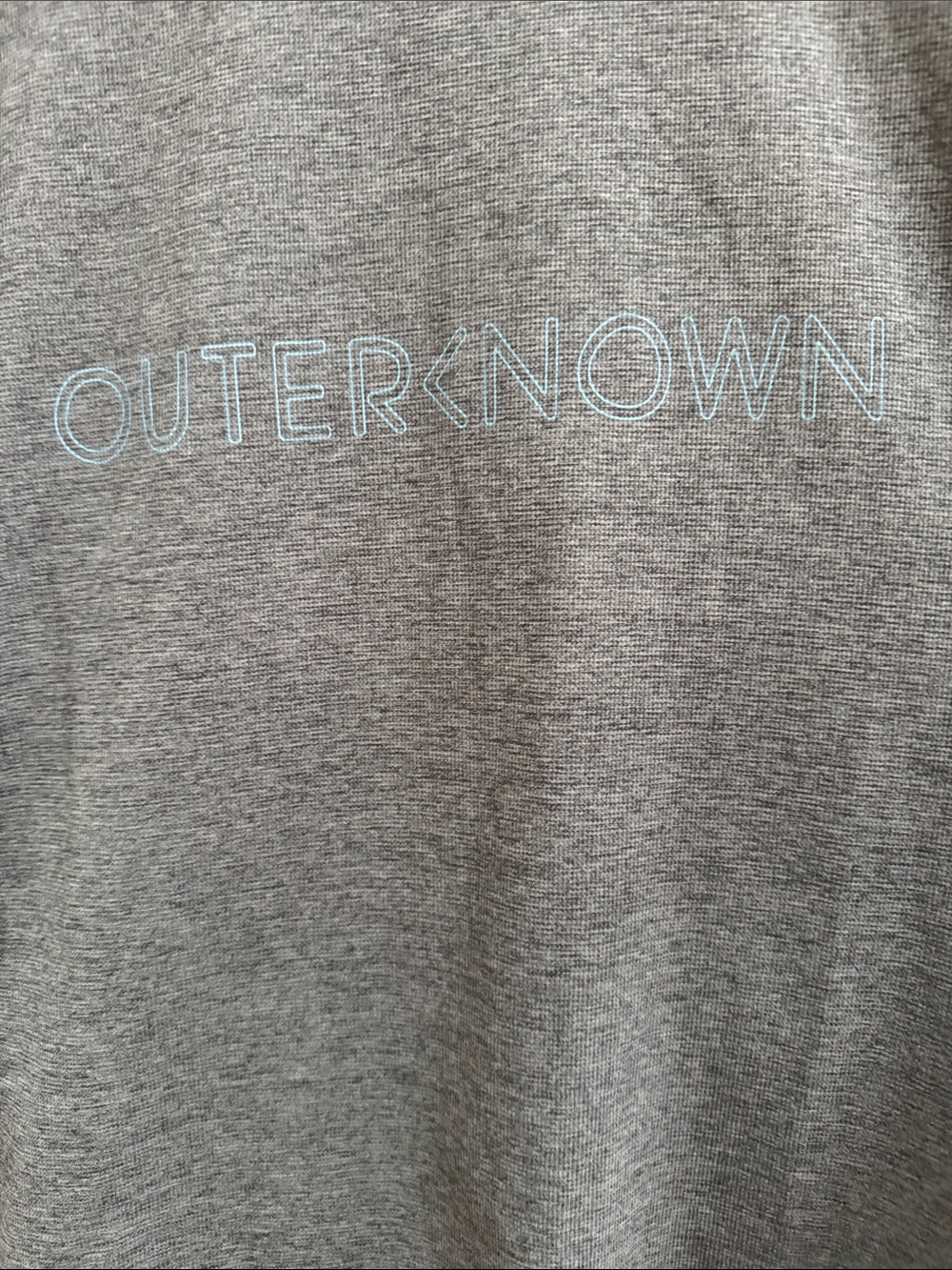 Outerknown Gray Short Sleeve Logo Tee - Picture 3 of 4
